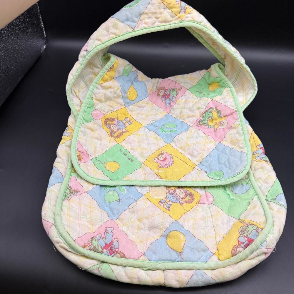 Vintage Coleco OAA Inc 1982 Cabbage Patch Kids Quilted Diaper Bag